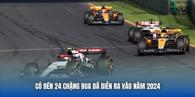 Có đến 24 chặng đua đã diễn ra vào năm 2024